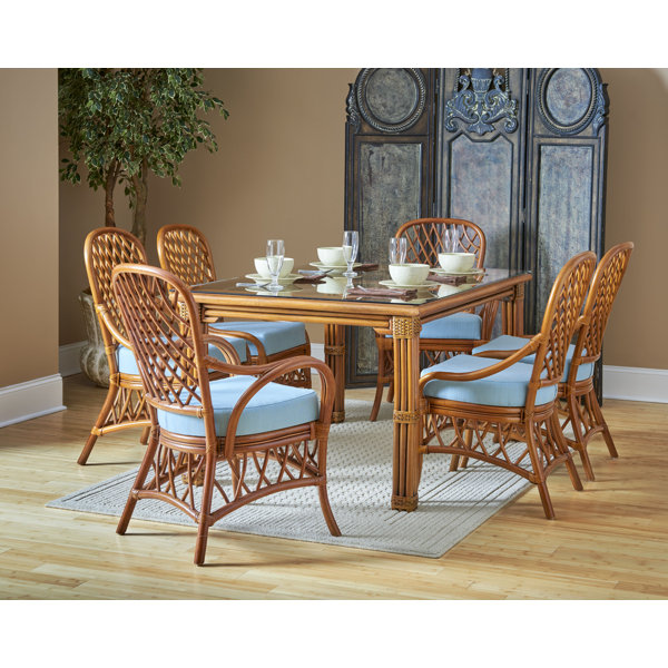 Bayou Breeze Sanders 6 Person Dining Set Wayfair